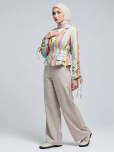 Blazer Lurik Cropped